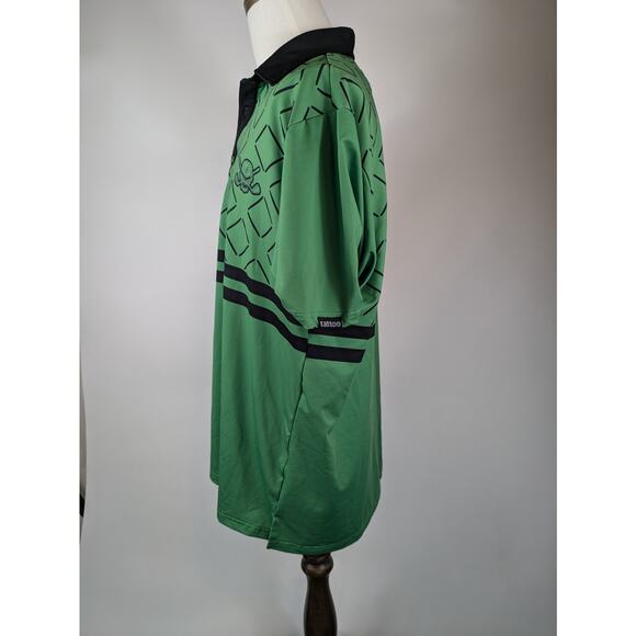 Tattoo Golf Mens L Polo Shirt Hazard Procool Fabric Stretch Performance Athletic - Picture 2 of 12